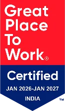 Great Place To Work Certified badge for Jan 2026 to Jan 2027, India